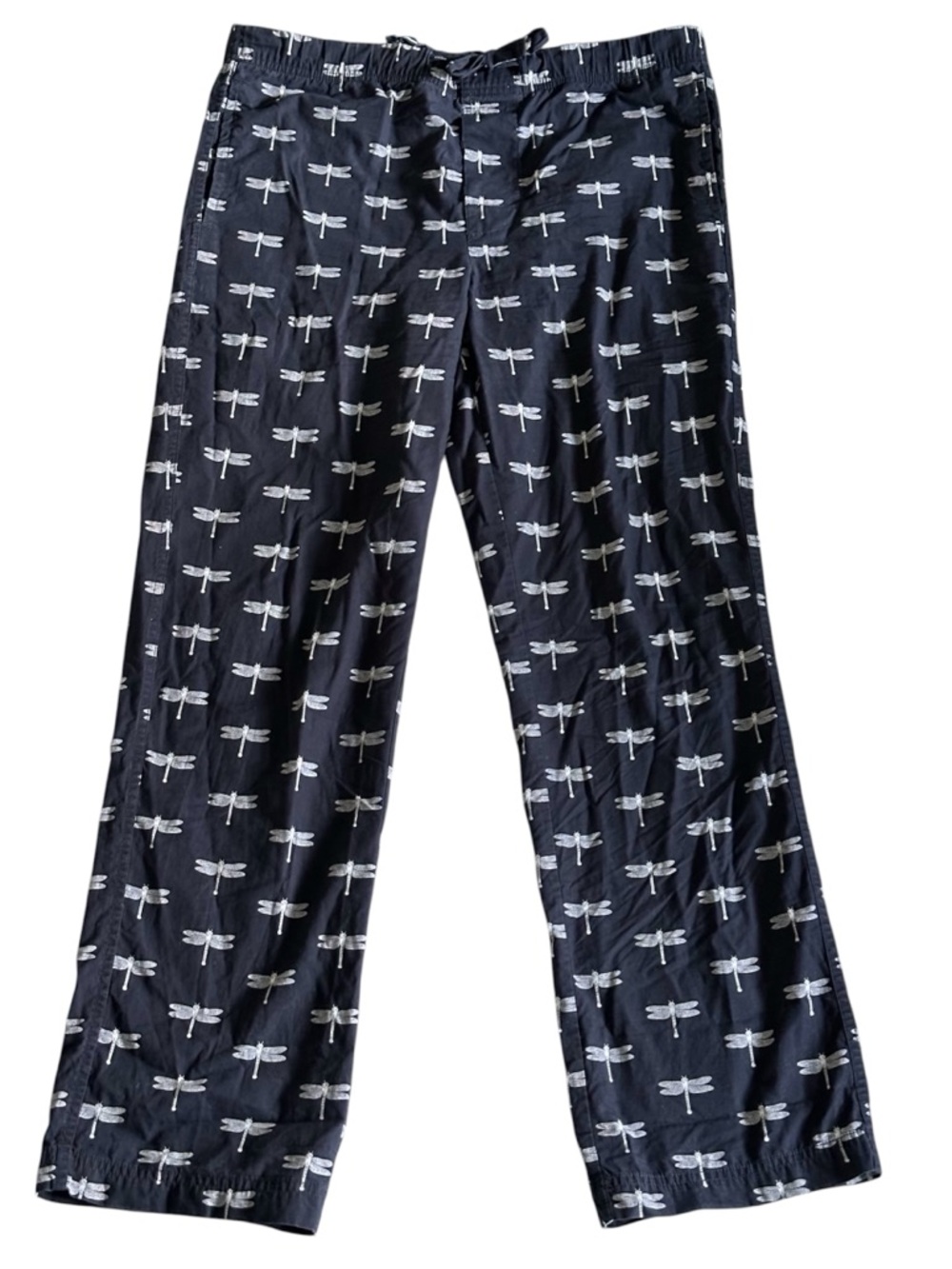 GAP Cotton Dragonfly Print Lounge Pants w Pockets - Men XS / Women S - 31” insea